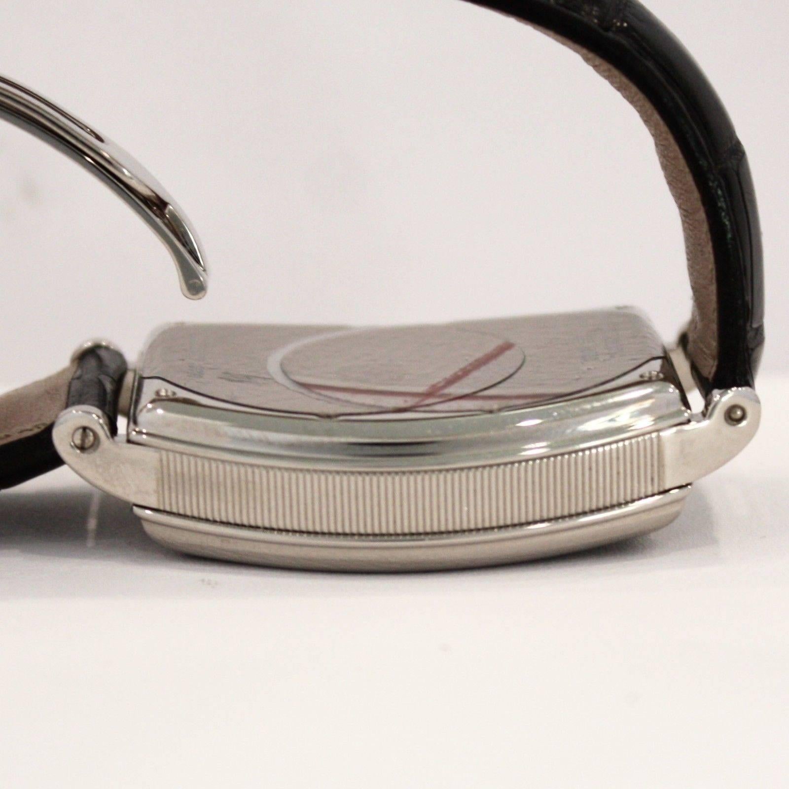 Breguet White Gold Heritage Tonneau Chronograph Wristwatch Ref 5460BB/12/996 2