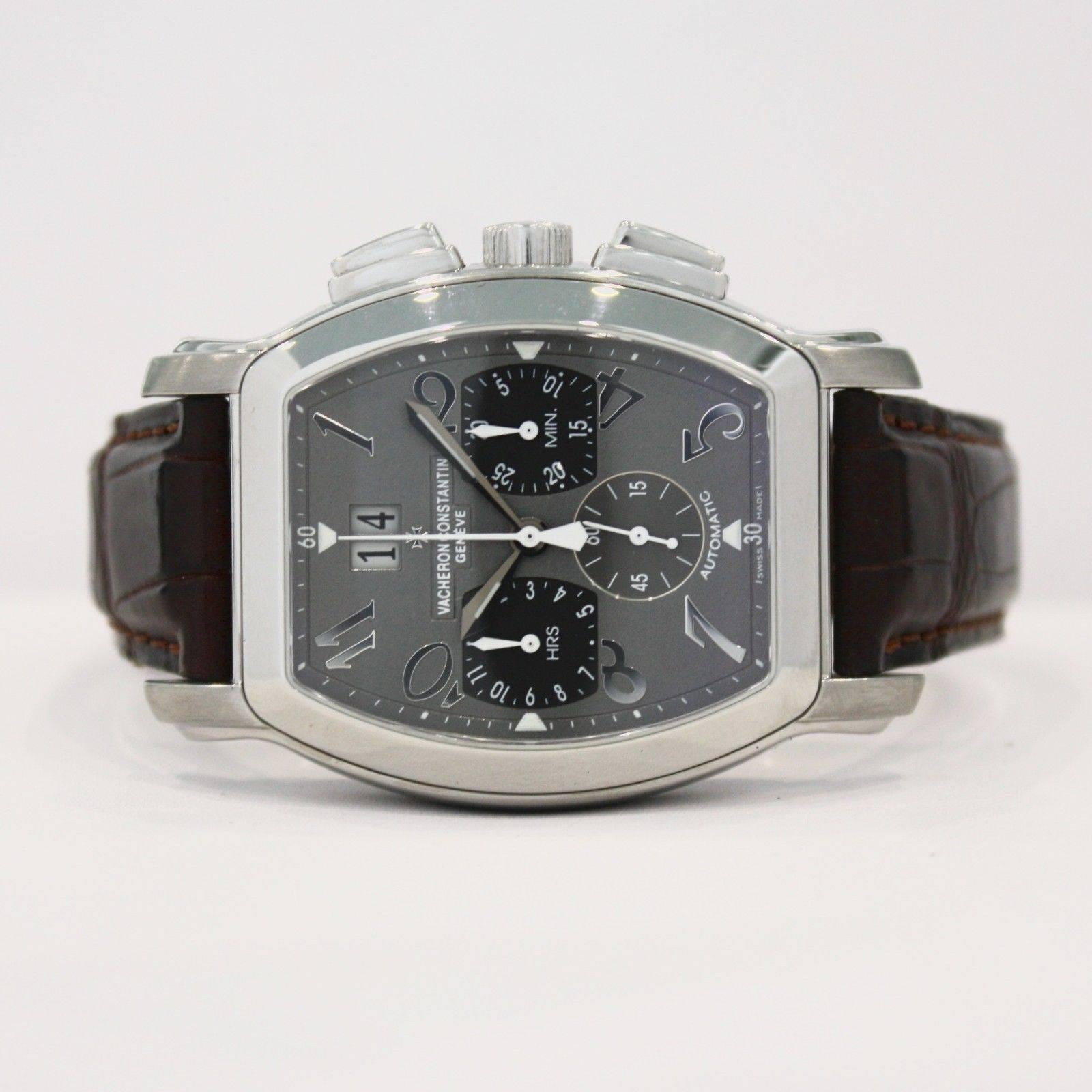 Vacheron Constantin Stainless Steel Royal Eagle Chronograph Automatic Wristwatch 1
