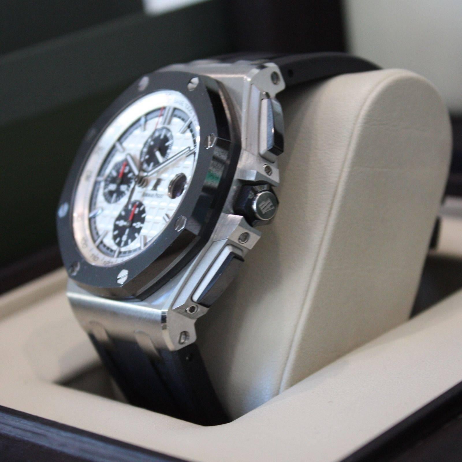 Audemars Piguet Stainless Steel Royal Oak Offshore Chronograph Wristwatch  4