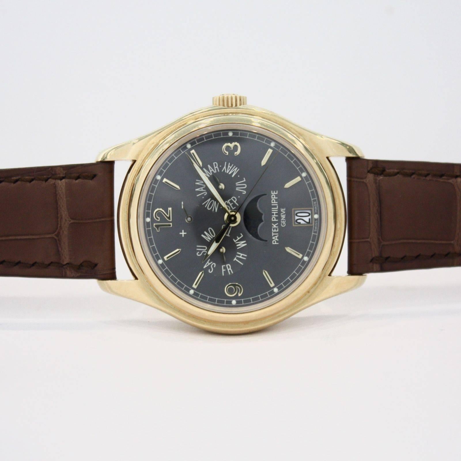 Patek Philippe Yellow Gold Annual Calendar Automatic Wristwatch Ref 5146J-010  3