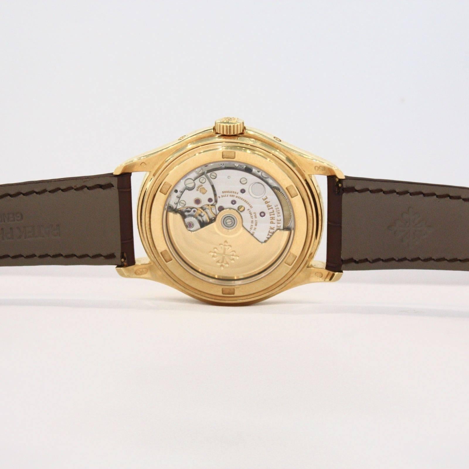 Patek Philippe Yellow Gold Annual Calendar Automatic Wristwatch Ref 5146J-010  4