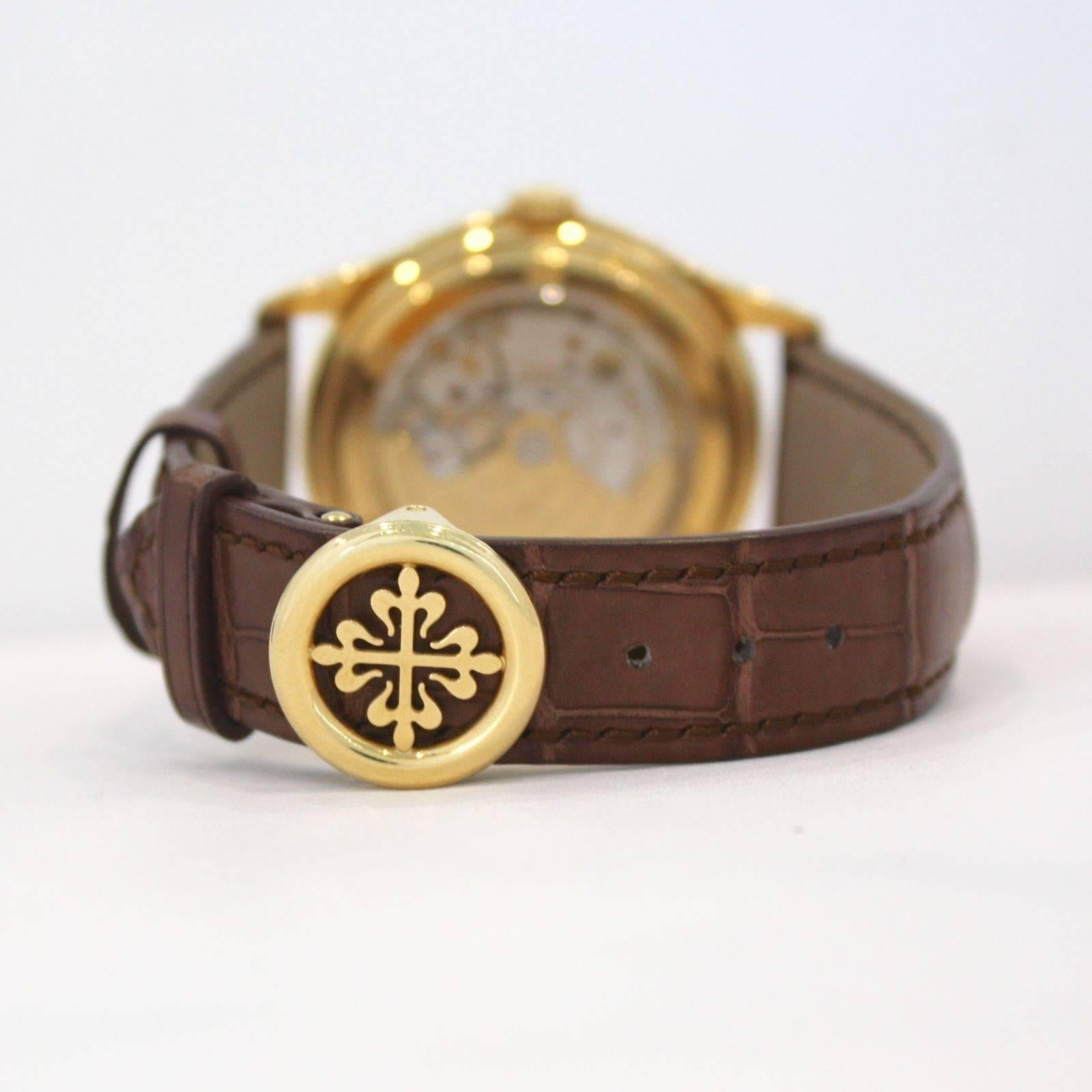 Patek Philippe Yellow Gold Annual Calendar Automatic Wristwatch Ref 5146J-010  5