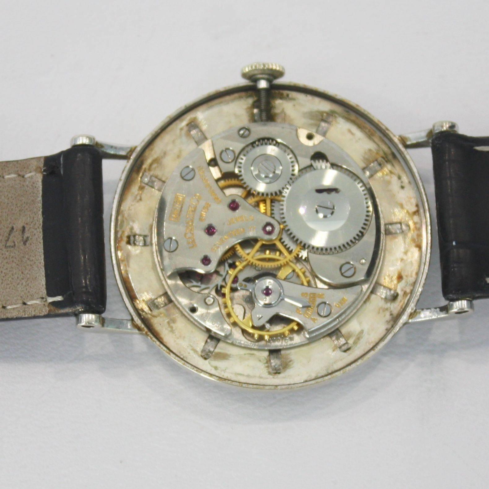 Vacheron Constantin And LeCoultre White Gold Diamonds Mystery Galaxy Wristwatch 4