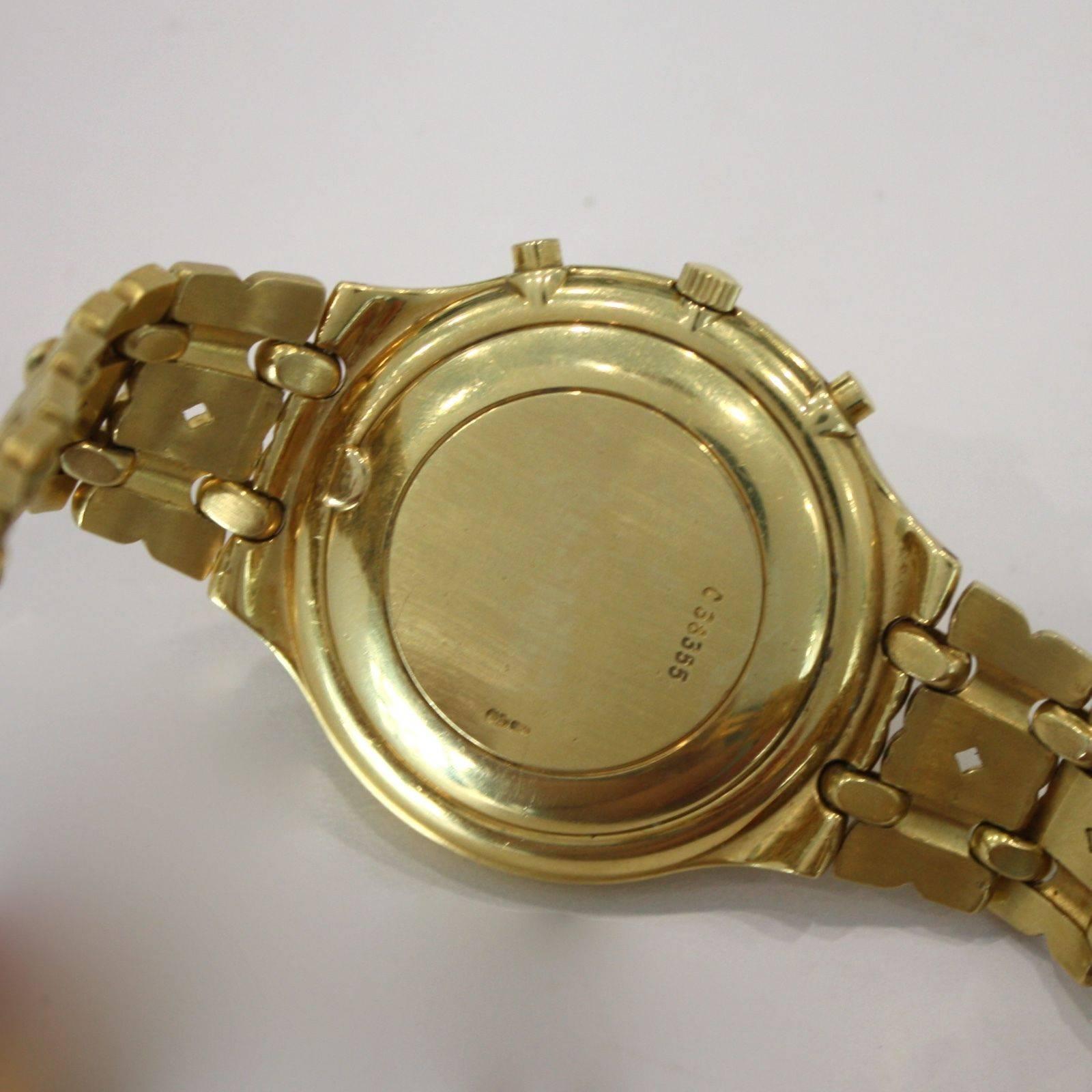 Men's Audemars Piguet Yellow Gold Huitieme Chronograph Automatic Wristwatch 