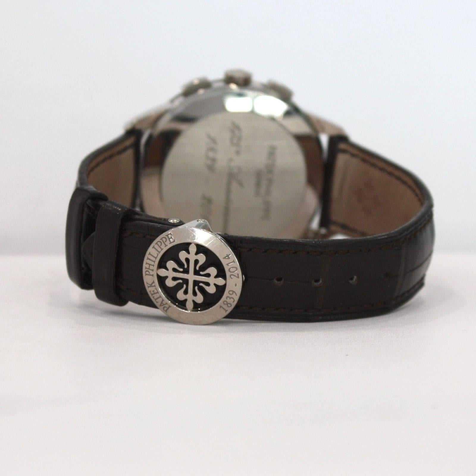 Patek Philippe White Gold Multi-Scale Chronograph Automatic Wristwatch 2