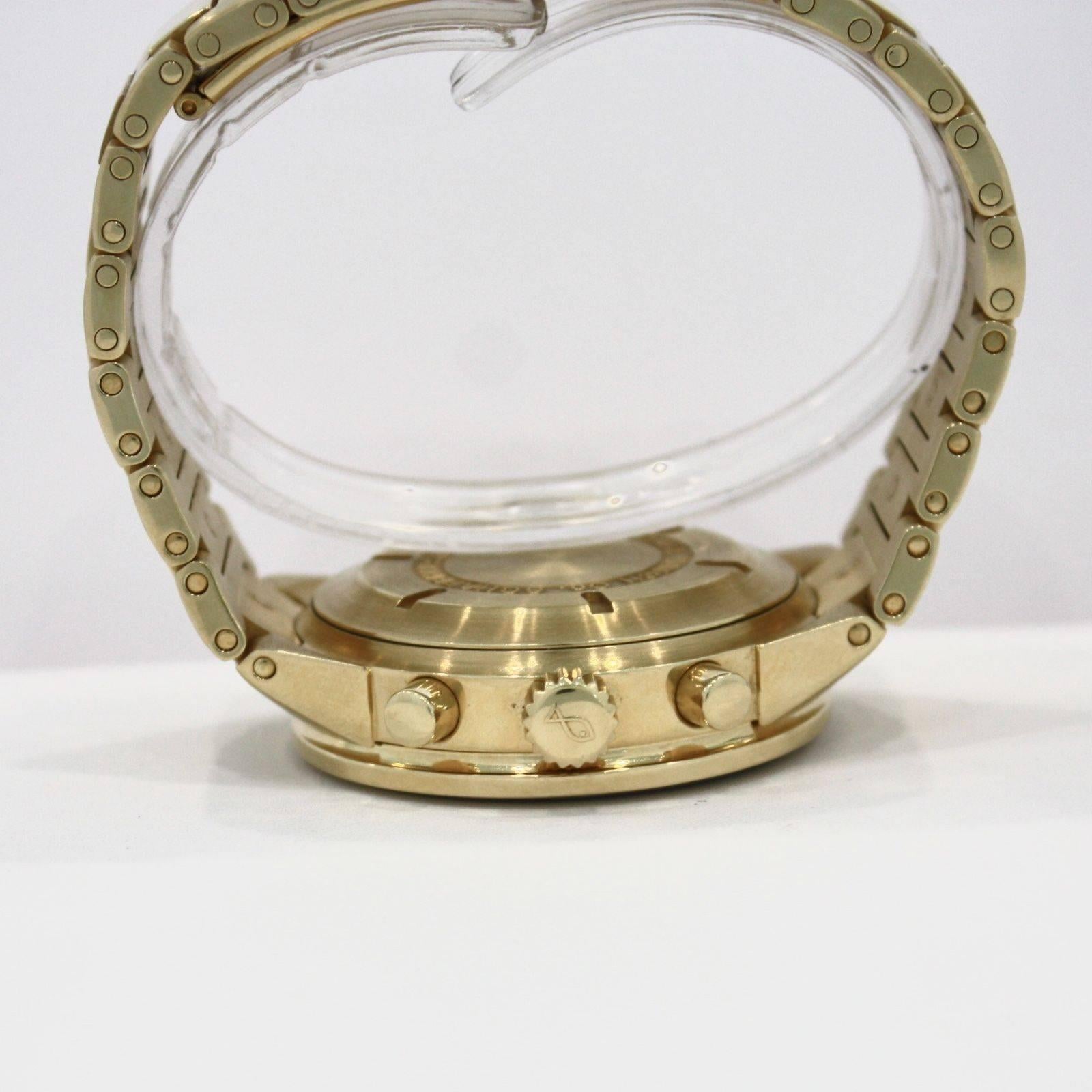 IWC Yellow Gold GST Chronograph Automatic Wristwatch Ref. 9277 In Good Condition In Los Angeles, CA