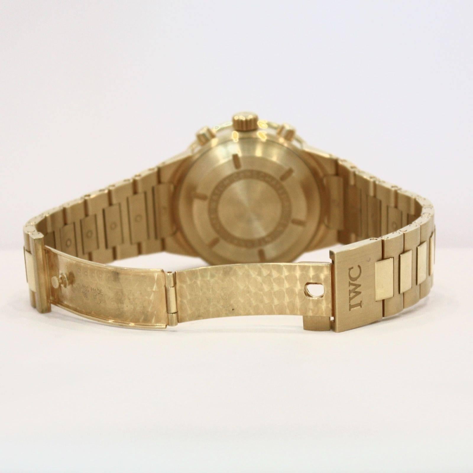IWC Yellow Gold GST Chronograph Automatic Wristwatch Ref. 9277 1