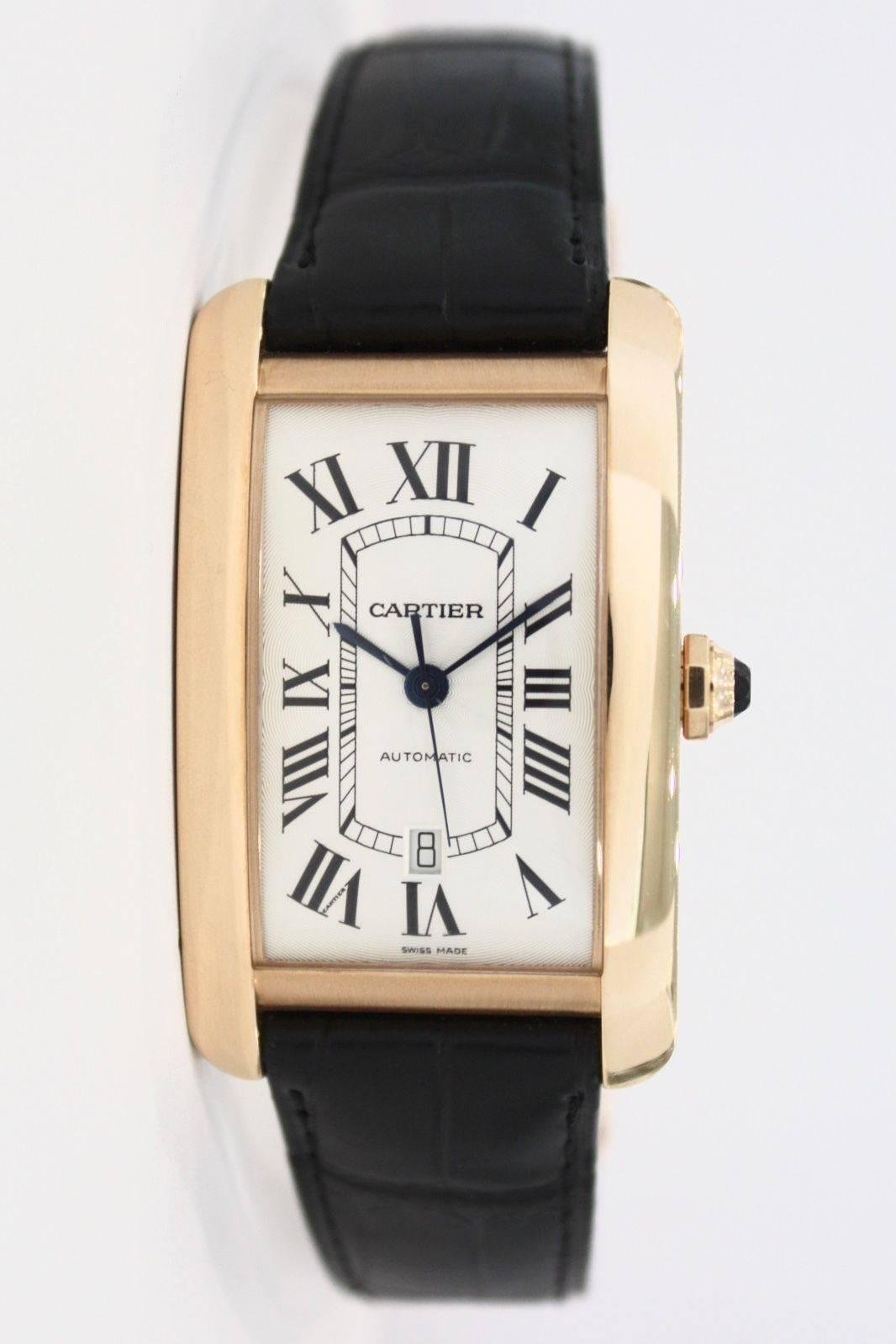 Cartier Rose Gold Tank Americaine Extra Large 
