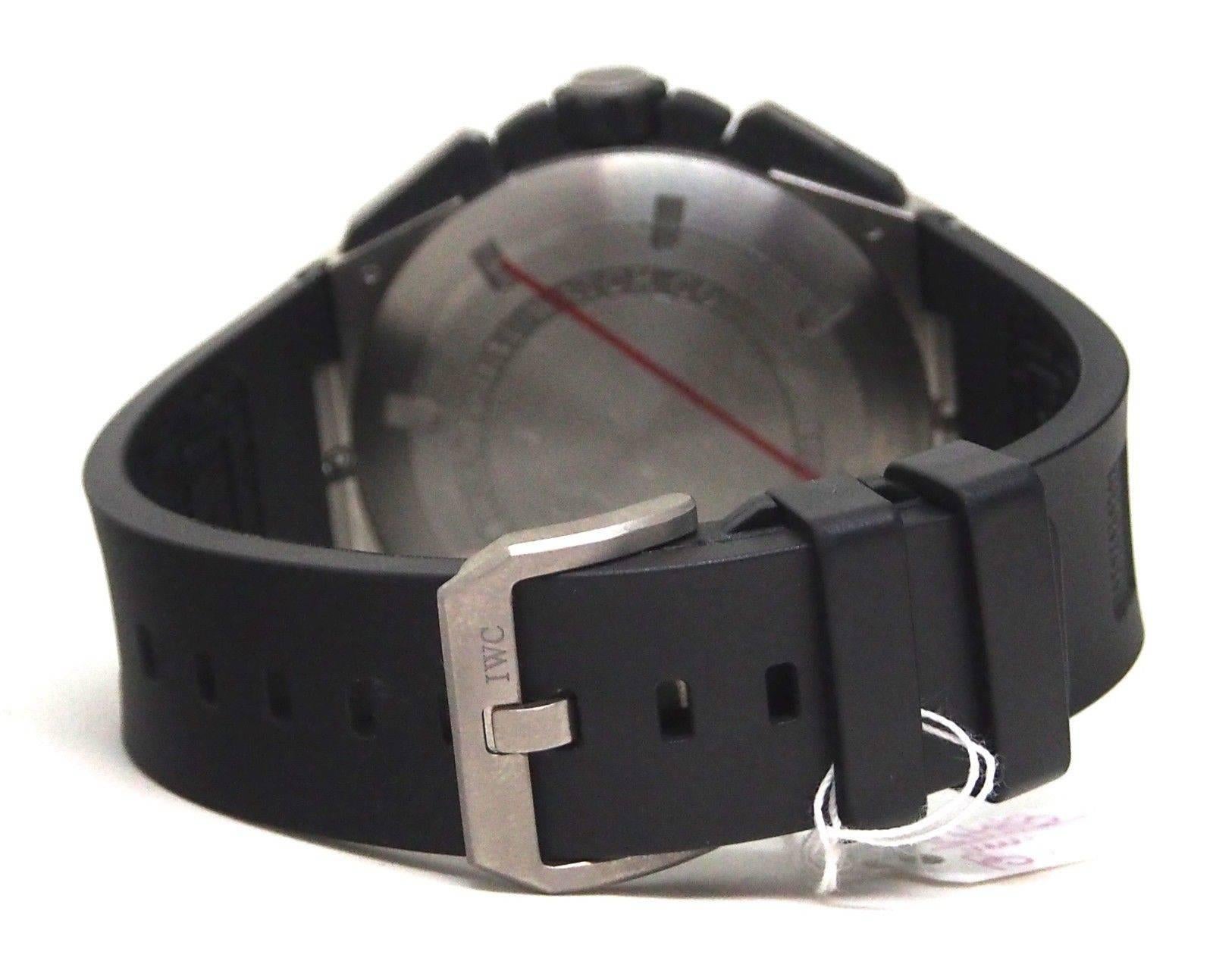 IWC Titanium Ingenieur Double Chronograph Rattrapante Automatic Wristwatch 5