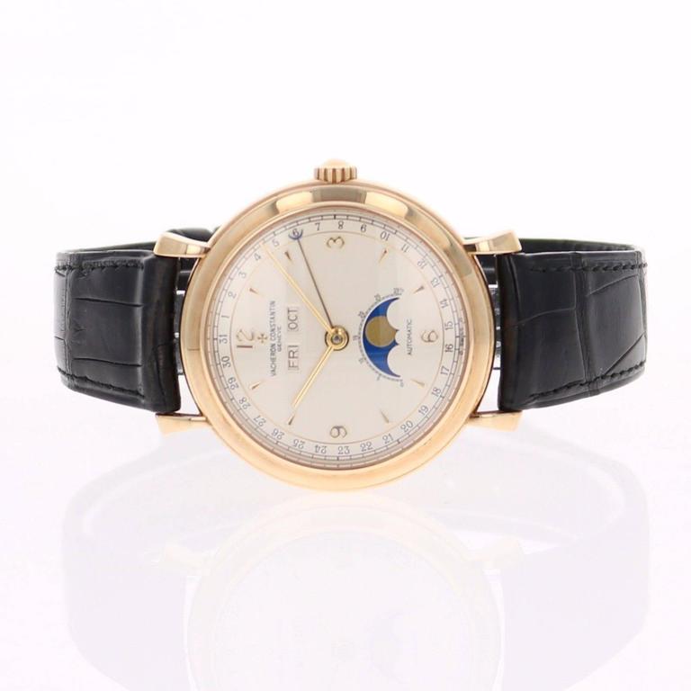 Vacheron Constantin Yellow Gold Triple Calendar Moonphase Automatic