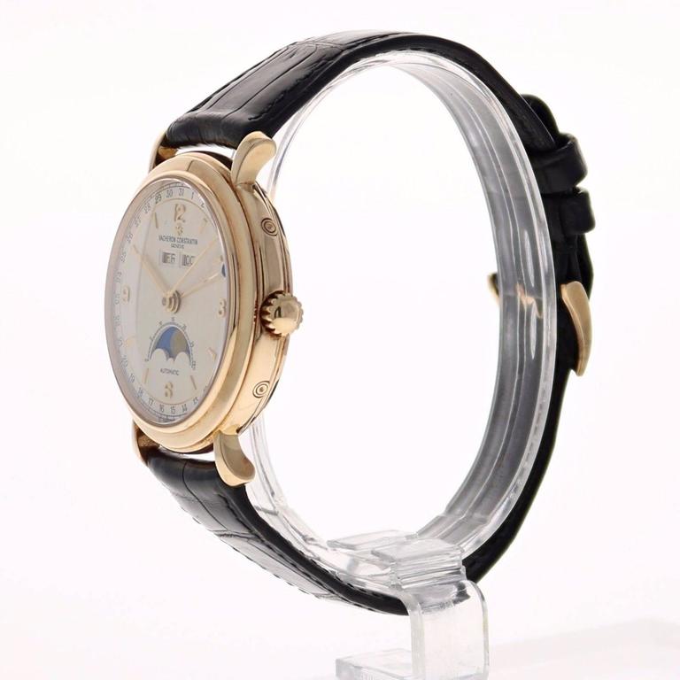 Vacheron Constantin Yellow Gold Triple Calendar Moonphase Automatic