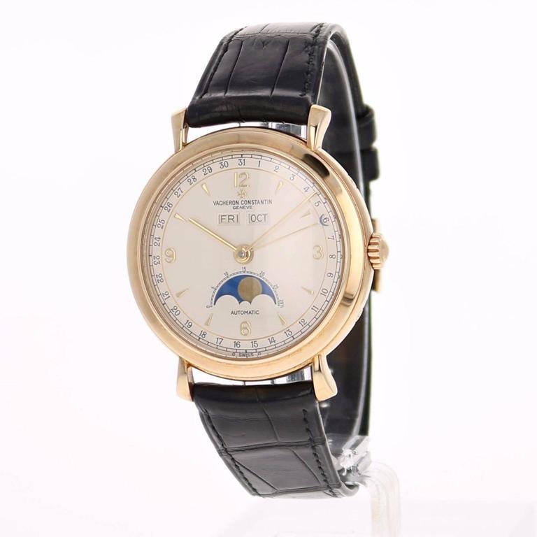 Vacheron Constantin Yellow Gold Triple Calendar Moonphase Automatic
