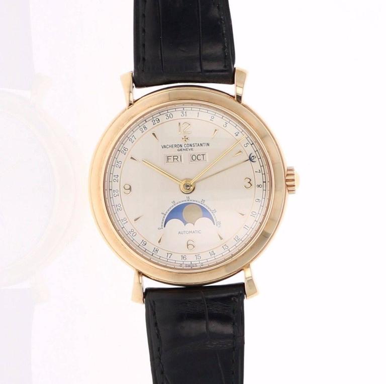 Vacheron Constantin Yellow Gold Triple Calendar Moonphase Automatic