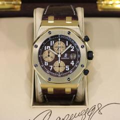 Audemars Piguet Yellow Gold Royal Oak Offshore Arnold Schwarzenegger Wristwatch