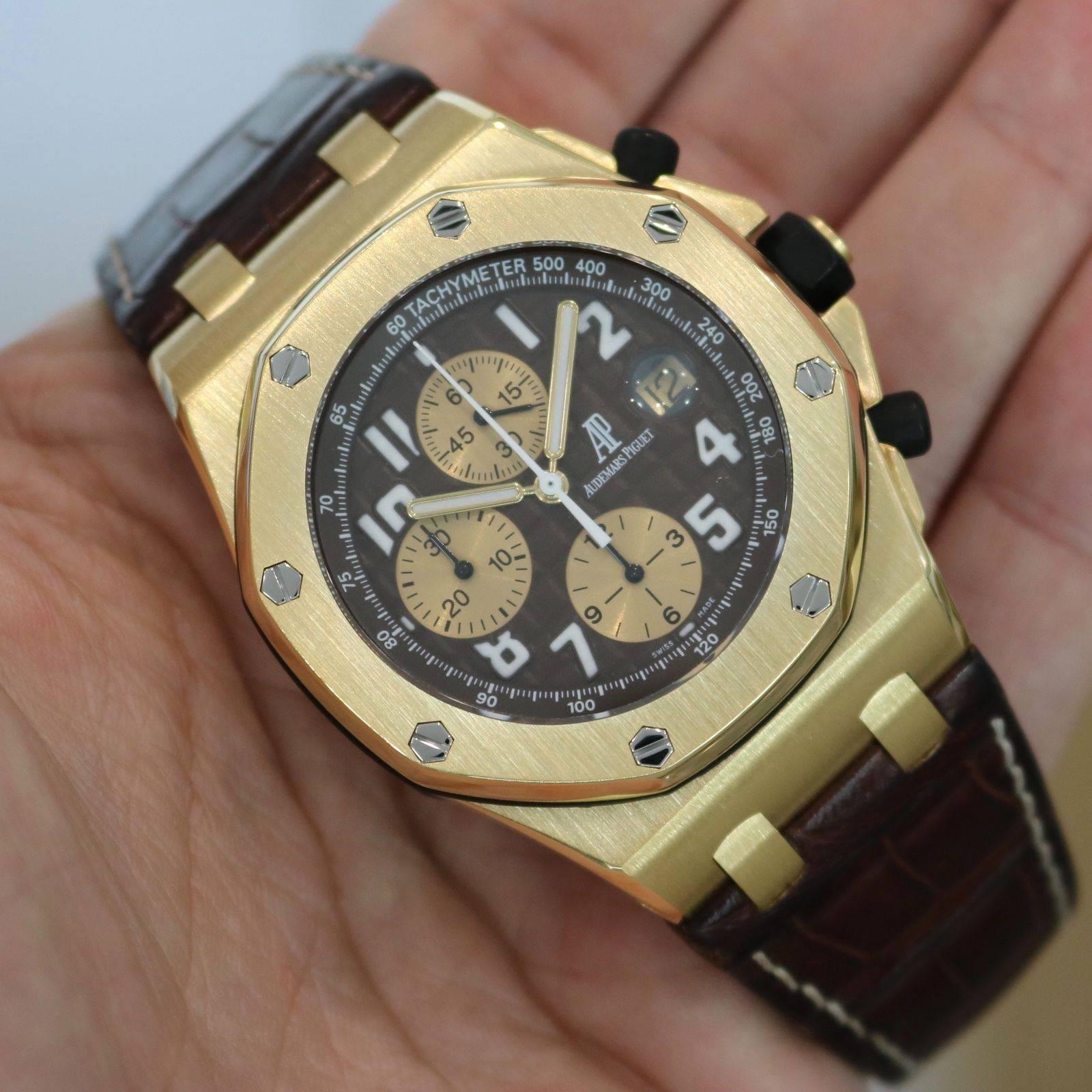 Audemars Piguet Yellow Gold Royal Oak Offshore Arnold Schwarzenegger Wristwatch  3