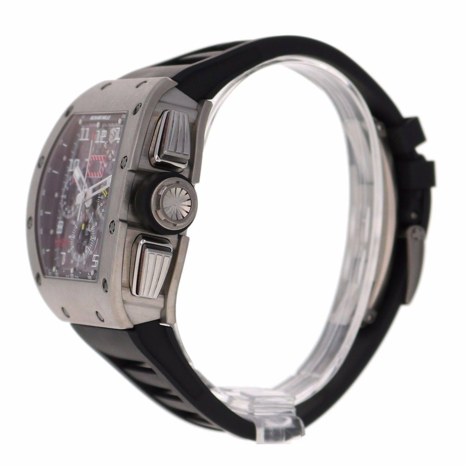 Richard Mille Titanium 11 Felipe Massa Flyback Chronograph Automatic Wristwatch 1