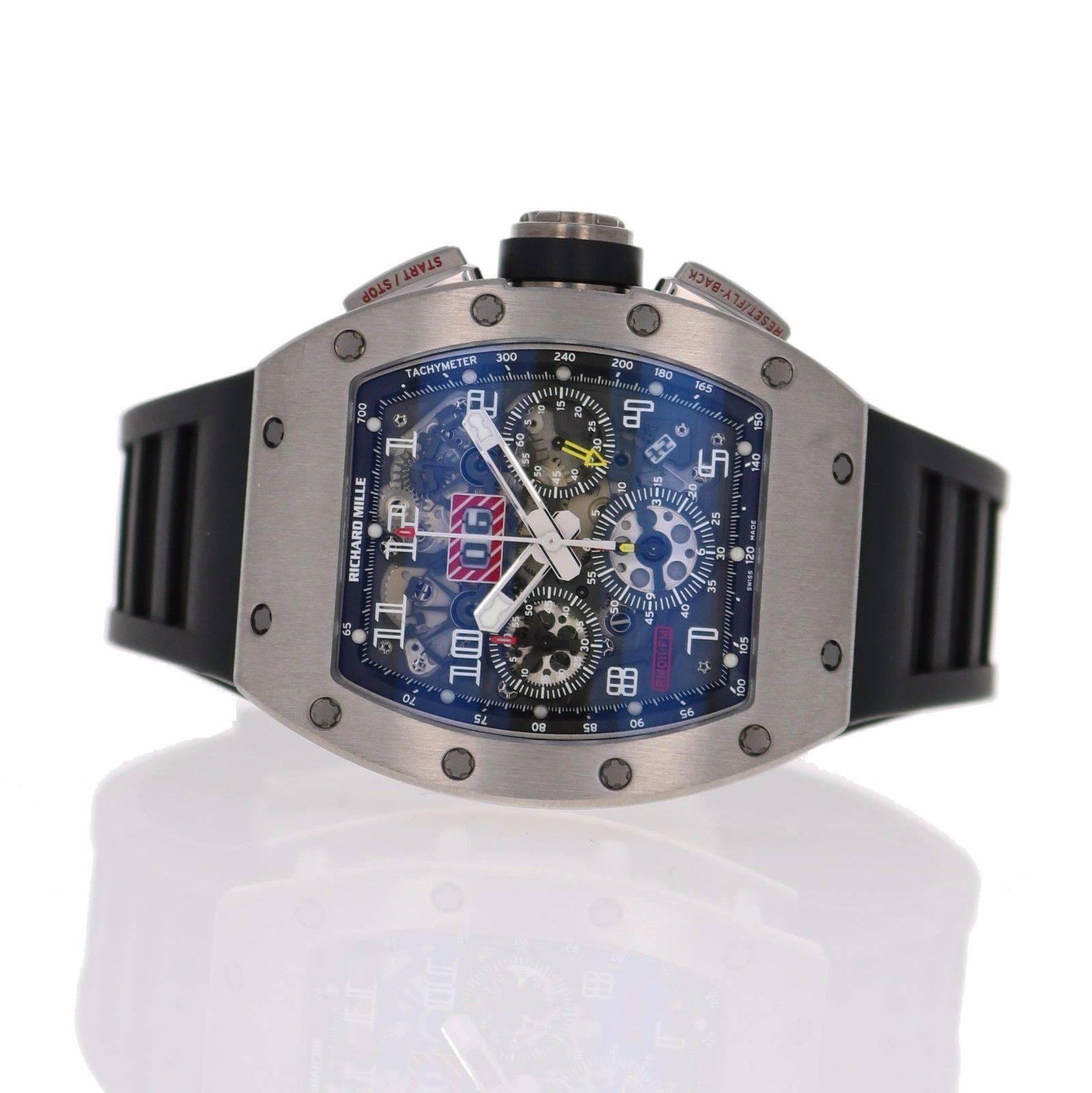 Richard Mille Titanium 11 Felipe Massa Flyback Chronograph Automatic Wristwatch 3