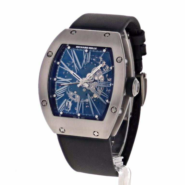Rm023 Richard Mille Titanium 45mm Skeletonized Automatic Wristwatch Ref RM023 ...