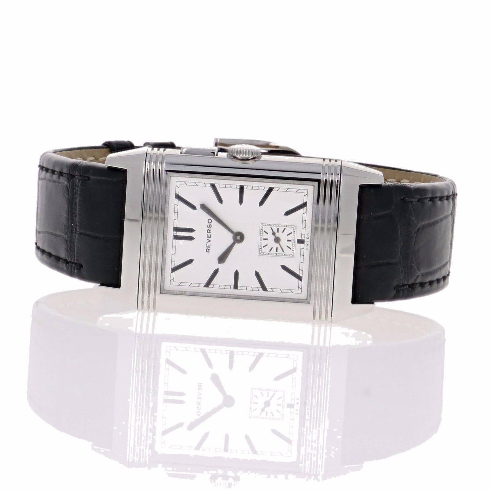Jaeger LeCoultre Grande Reverso Ultra Thin Duo face Stainless Steel Q3788570 1