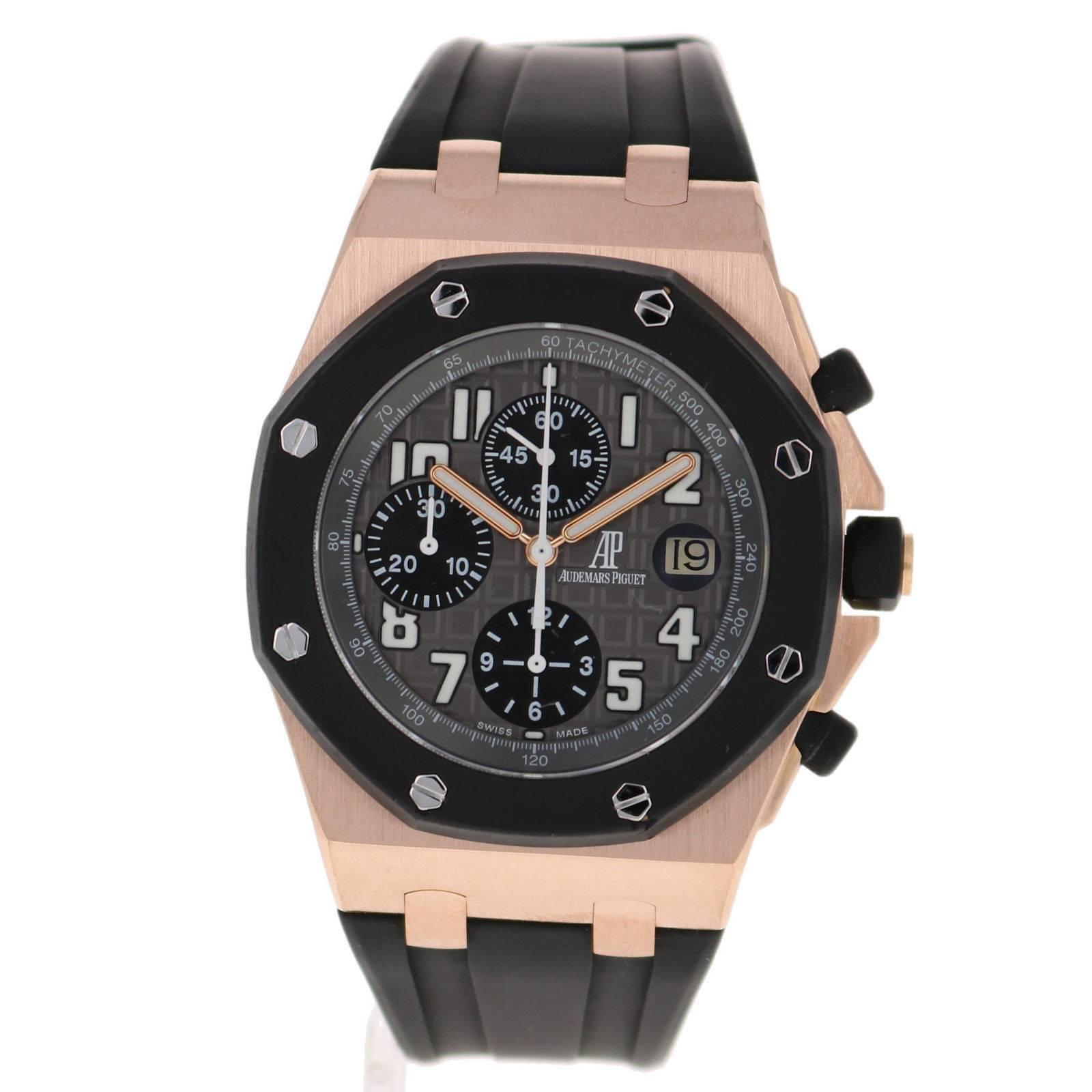 ap rose gold rubber clad