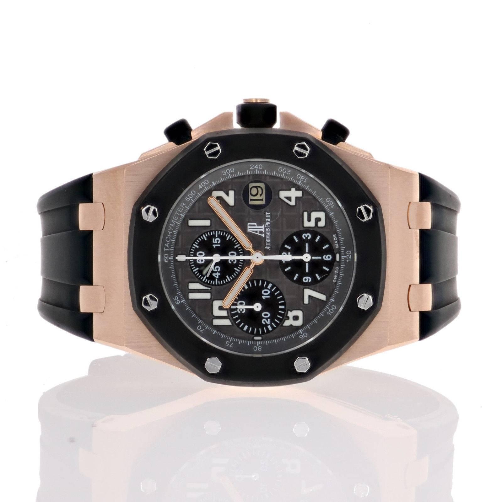 ap rubber clad rose gold