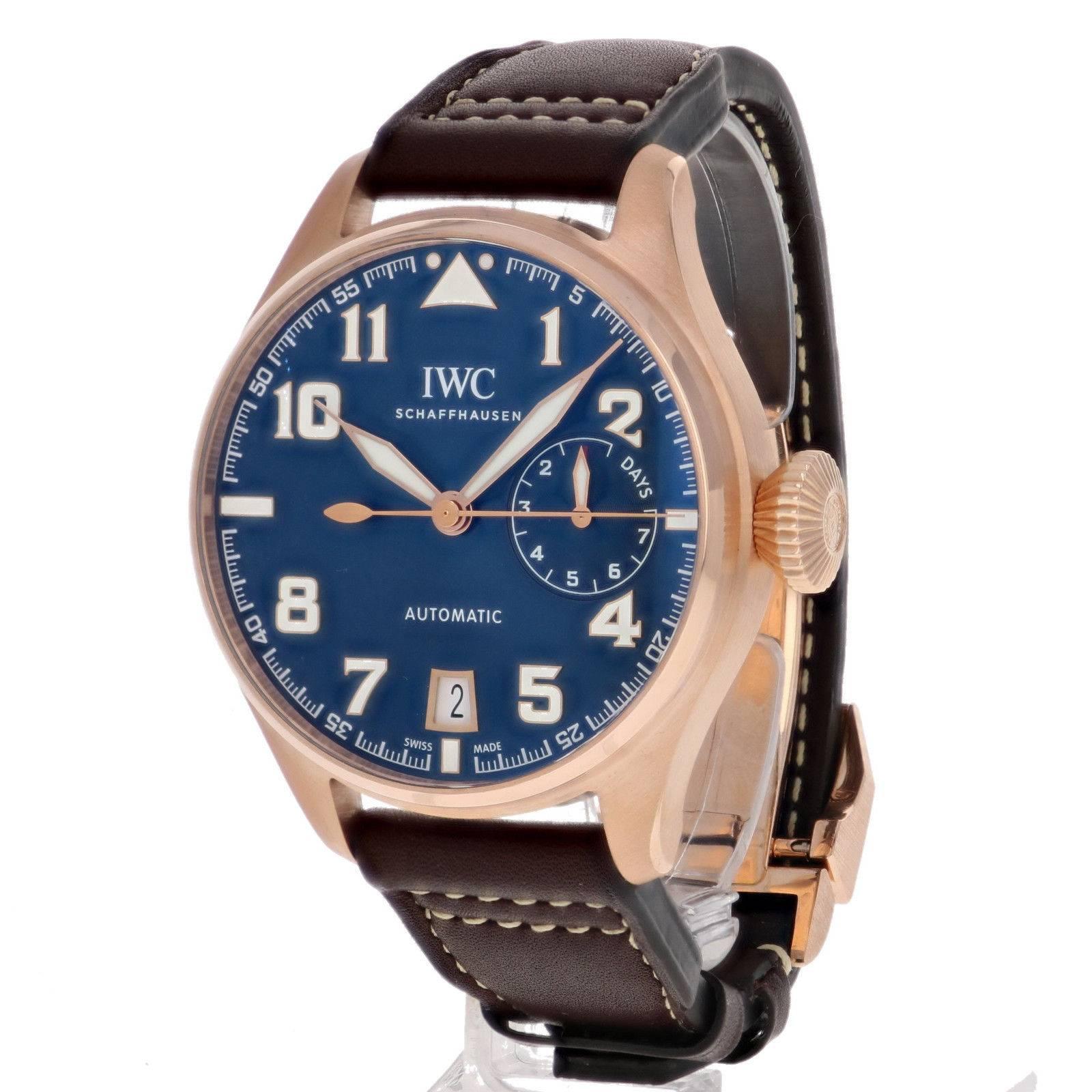 iwc le petit prince rose gold