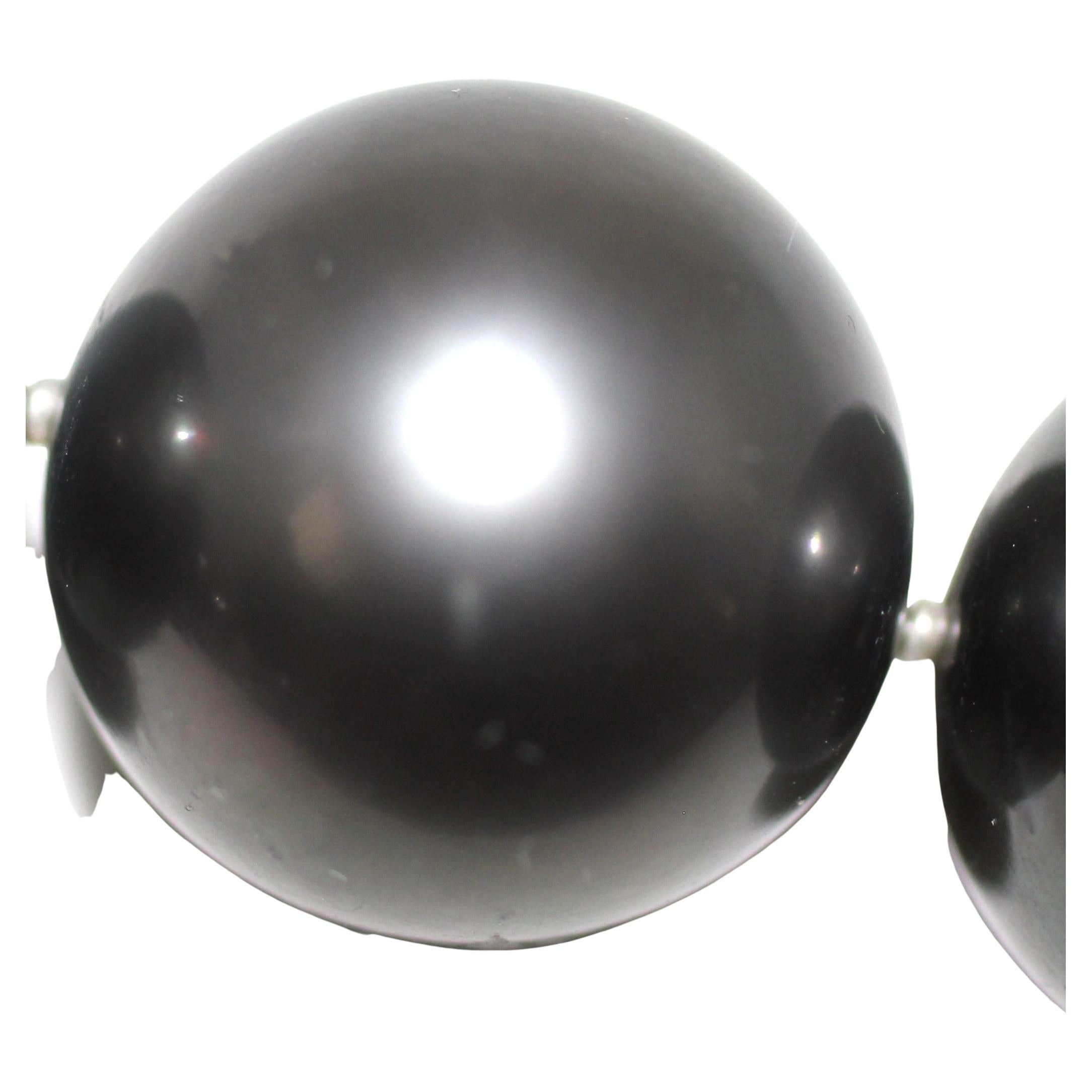 Round Cut Hakimoto 16.7x15 mm Tahitian Pearl Necklace For Sale