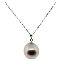Hakimoto Pendentif en or 18 carats avec perles de 12 mm