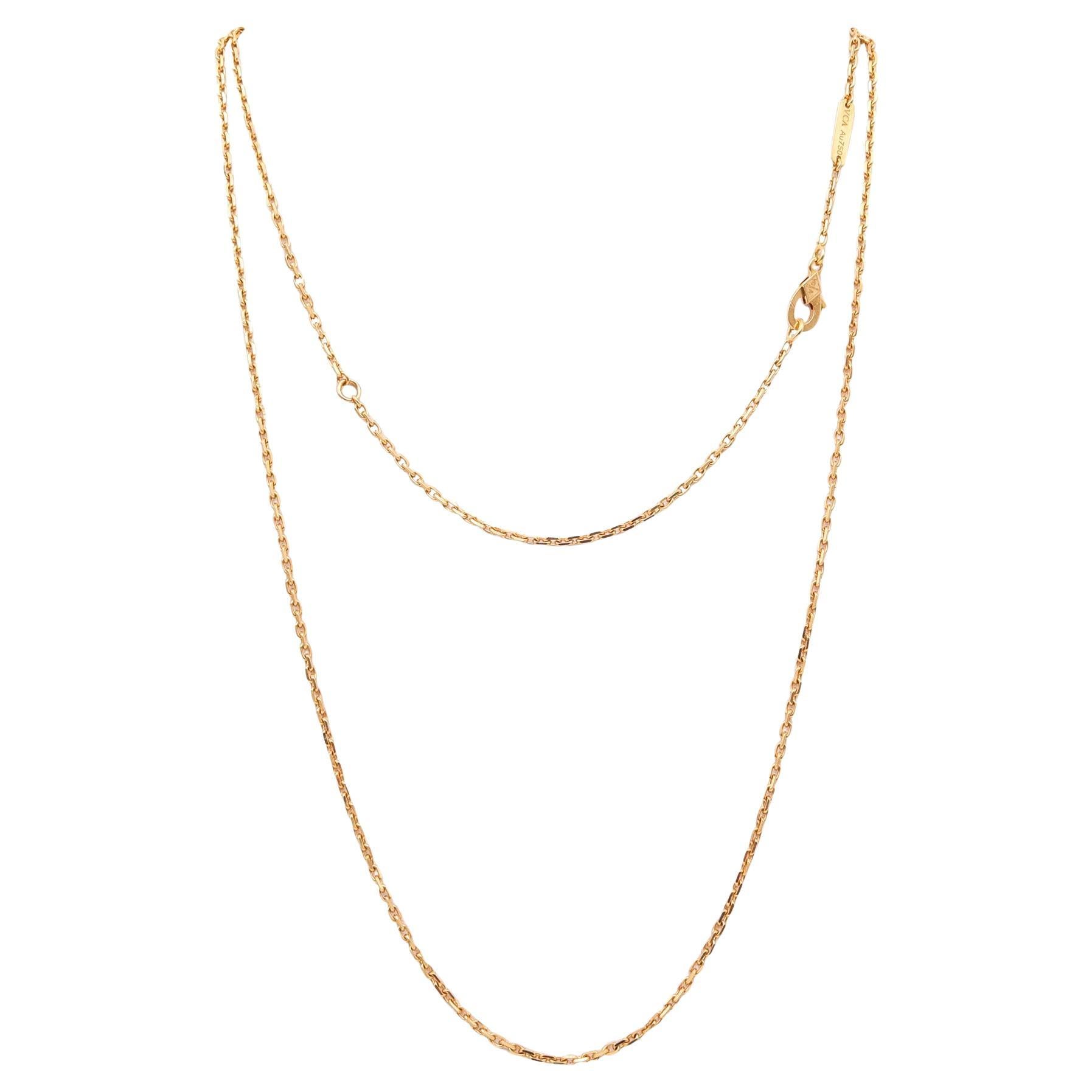 VAN CLEEF & ARPELS Collana a catena regolabile extra lunga in oro giallo 18 carati