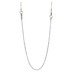JACQUES KREISLER & CO. Collana Art Déco del 1920 in platino e oro bianco 18 carati con perle