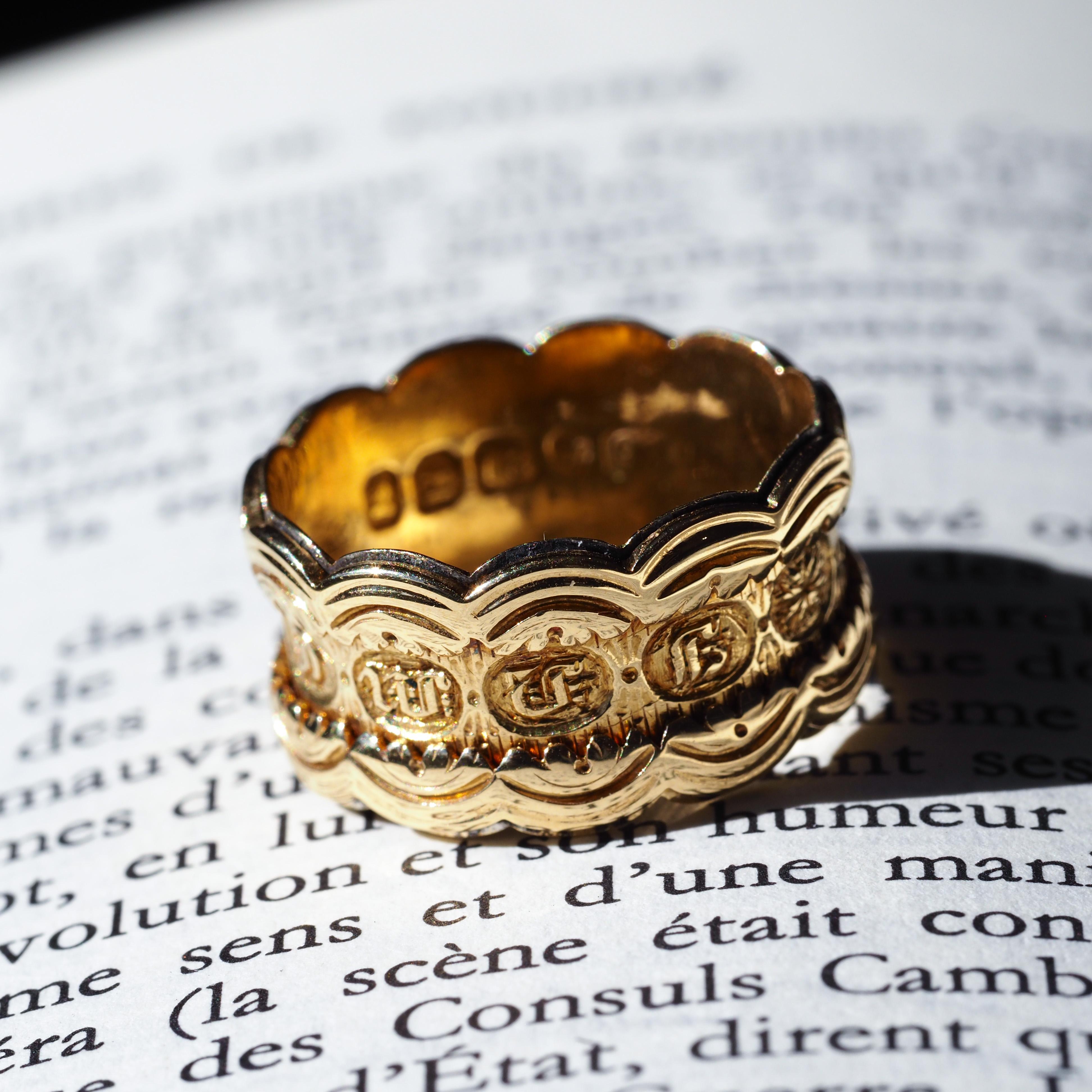 Bague de mémoire ancienne en or 18 carats de l'époque géorgienne - Anglais, Londres 1831 en vente 2