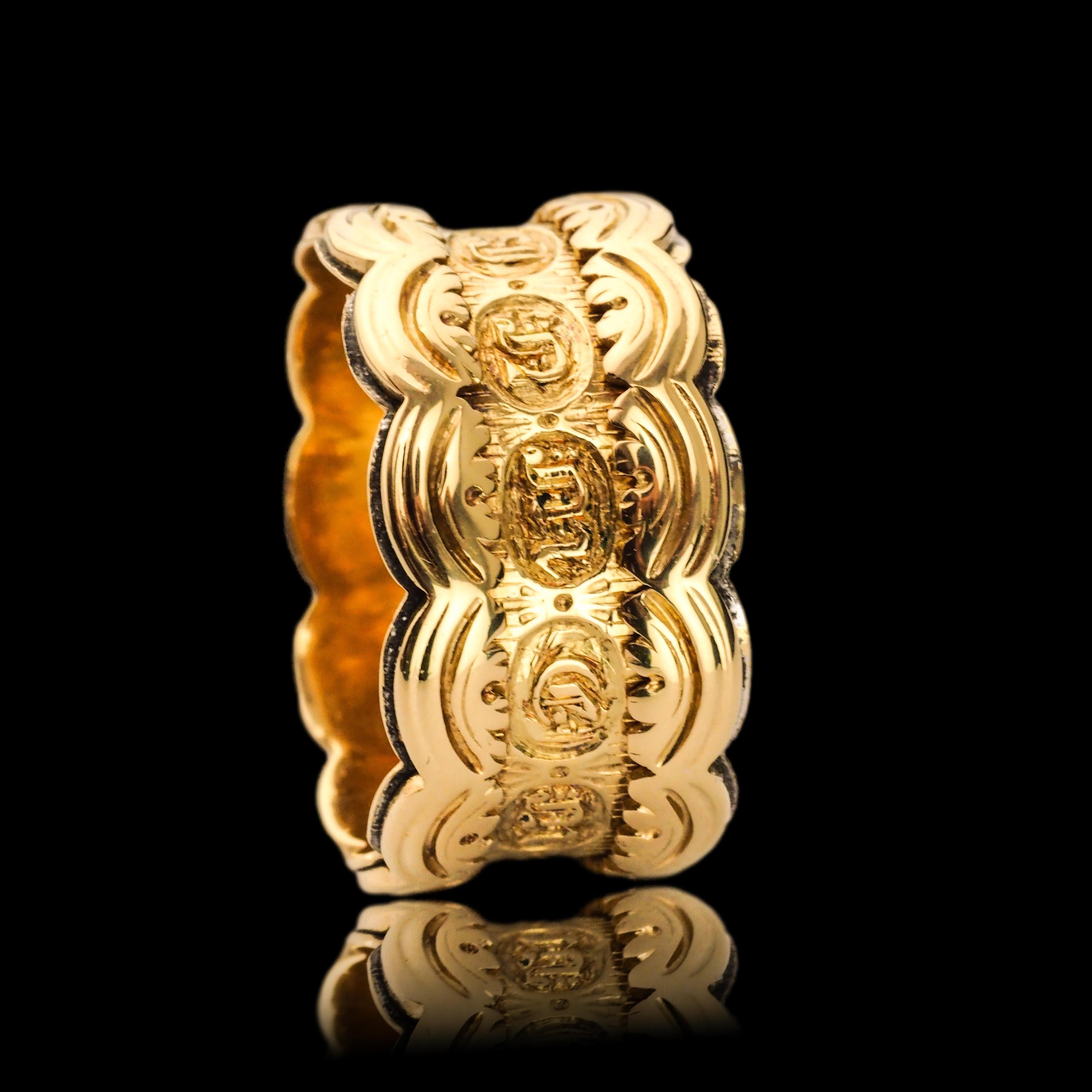 Bague de mémoire ancienne en or 18 carats de l'époque géorgienne - Anglais, Londres 1831 en vente 7