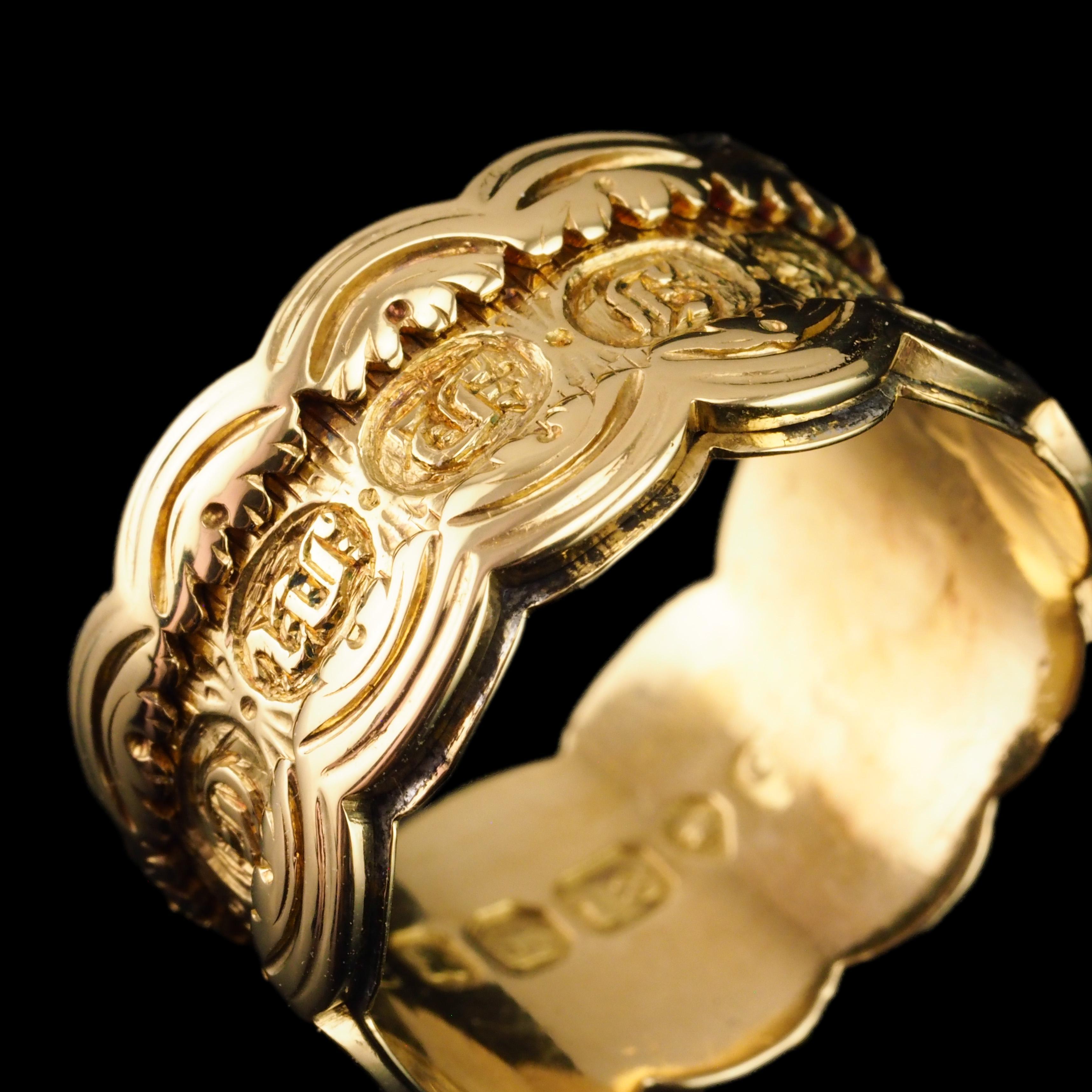 Bague de mémoire ancienne en or 18 carats de l'époque géorgienne - Anglais, Londres 1831 en vente 9