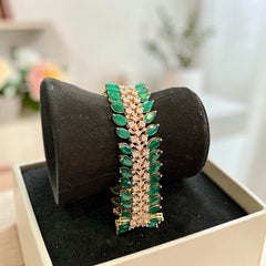 Bracelet « tennis » en diamants ronds brillants F/VS1 de 1,96 carats, en or rose 14 carats