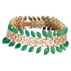 Bracelet « tennis » en diamants ronds brillants F/VS1 de 1,96 carats, en or rose 14 carats