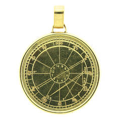 Cartier Gold Astrological Pendant