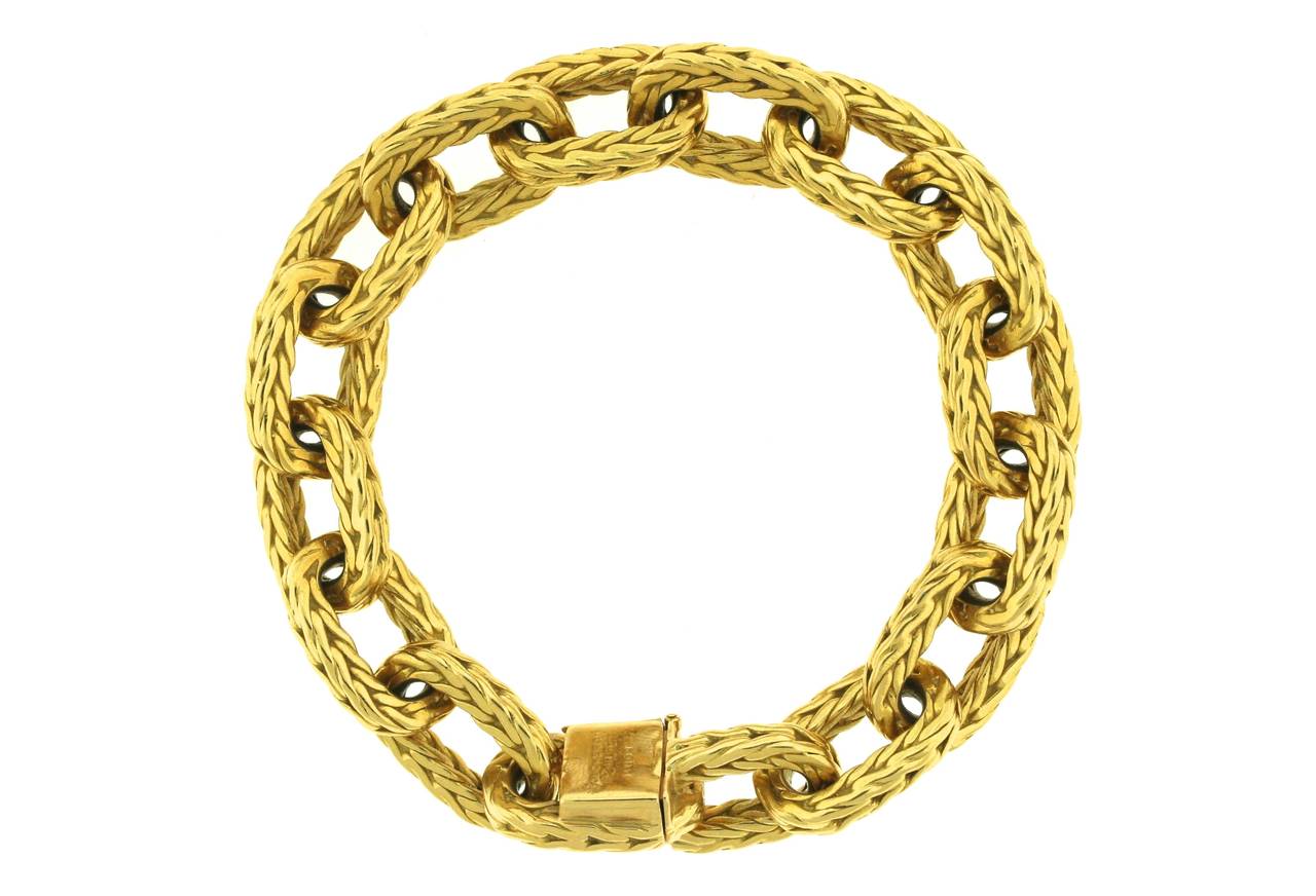 Boucheron Paris Gold Link Bracelet 2