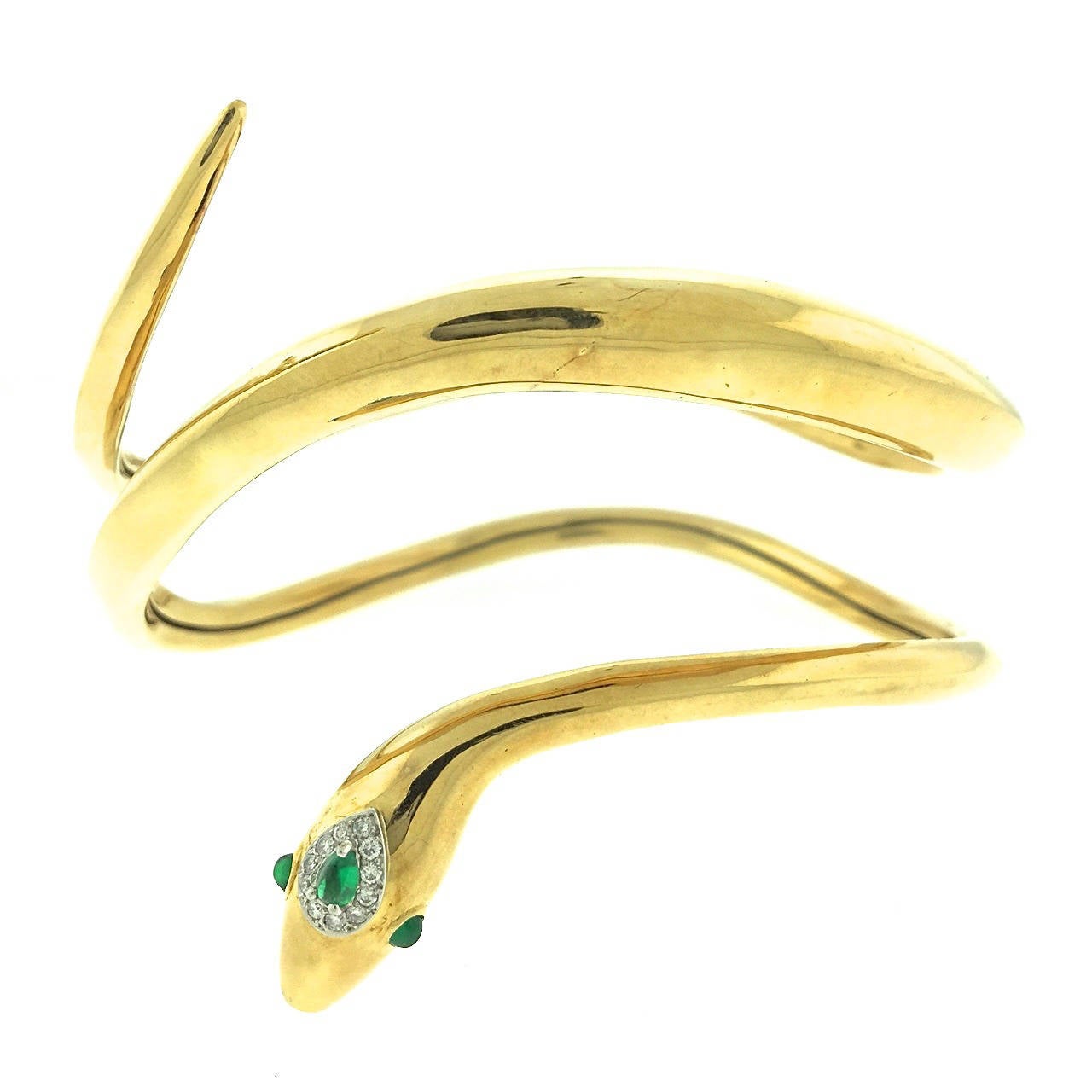 Tiffany & Co. Donald Claflin Upper Arm Serpent Bangle Bracelet For Sale