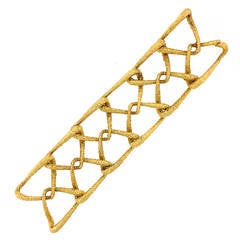 Piaget 1970s Gold "Cage" Bracelet