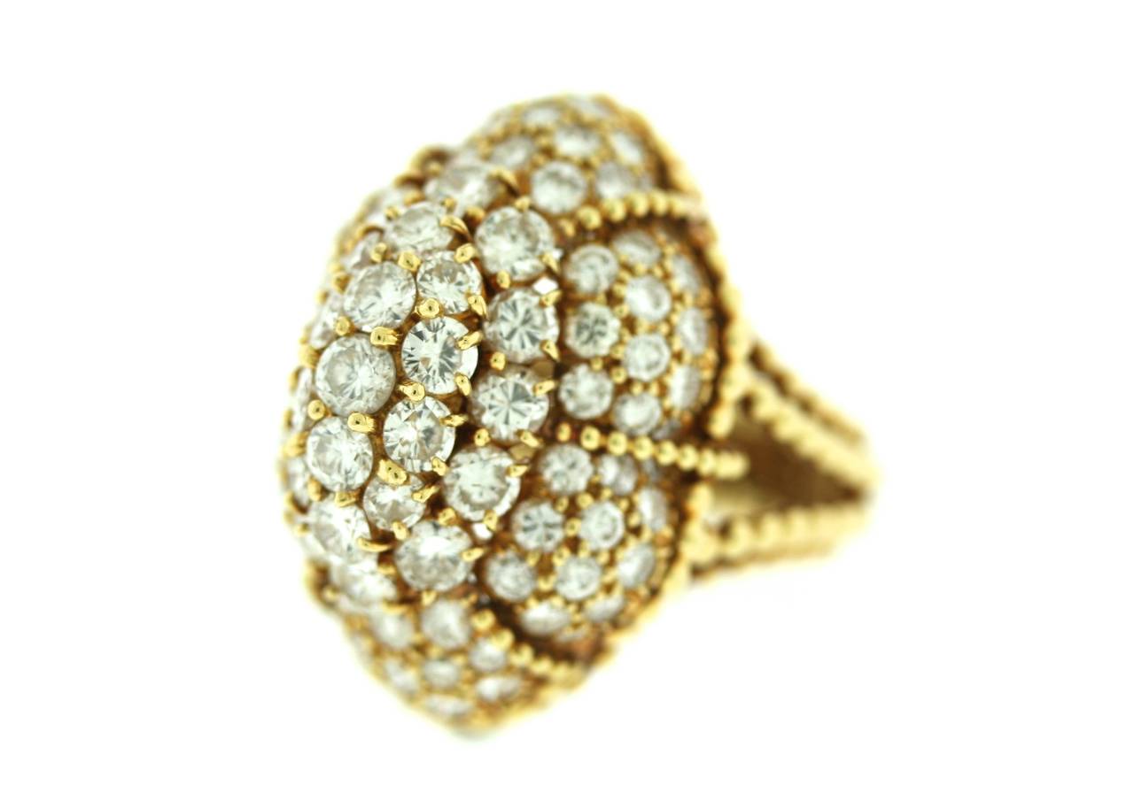 Women's 1960s Diamond Cocktail Ring