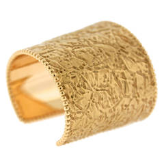 Van Cleef & Arpels Perlee Rose Gold Cuff Bracelet