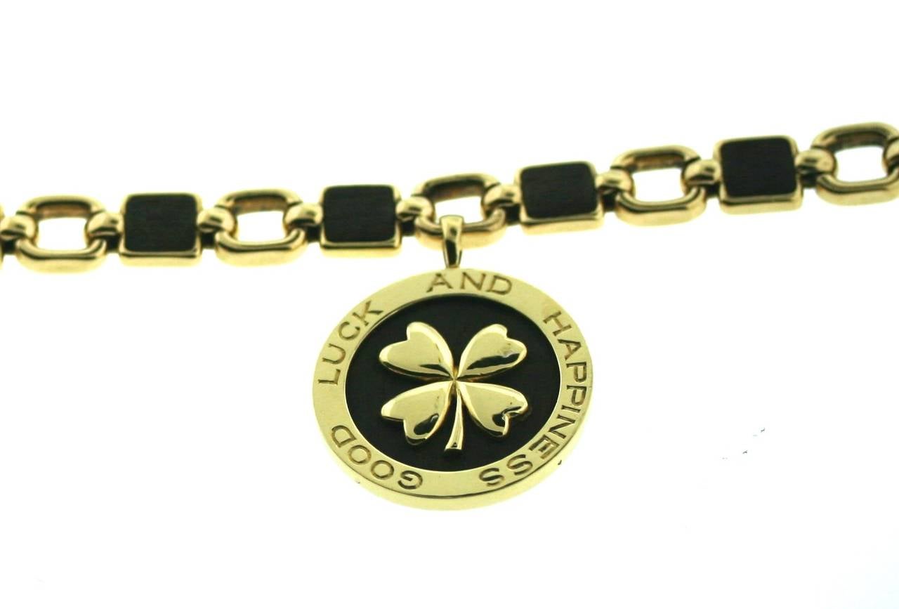 Van Cleef & Arpels Good Luck Charm Bracelet In Excellent Condition In New York, NY