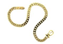 Hermes Gold Buckle Necklace