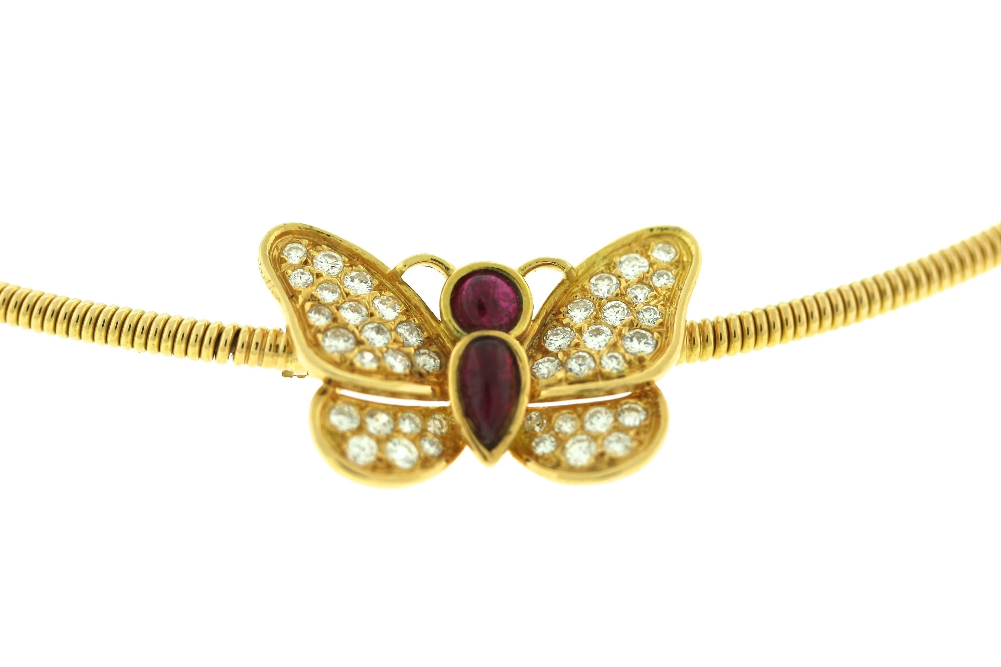 Cartier Paris Butterfly Choker and Bracelet  In Excellent Condition In New York, NY