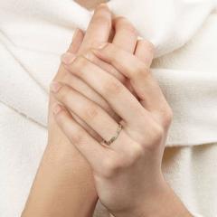 Milena Kovanovic Spessartine Gold Half Eternity Band Ring