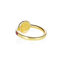Nemean Lion Ruby Gold Ring