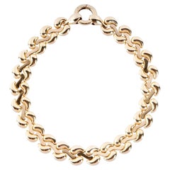 Heavy Solid 14K Italian Yellow Gold Necklace