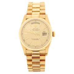 Vintage Rolex Day-Date 18K Gold Watch, Champagne Dial, Circa 1979