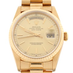 Vintage Rolex Day-Date 18K Gold Watch, Champagne Dial, Circa 1979
