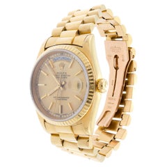 Montre-bracelet Rolex Presidential Day-Date automatique en or 18 carats